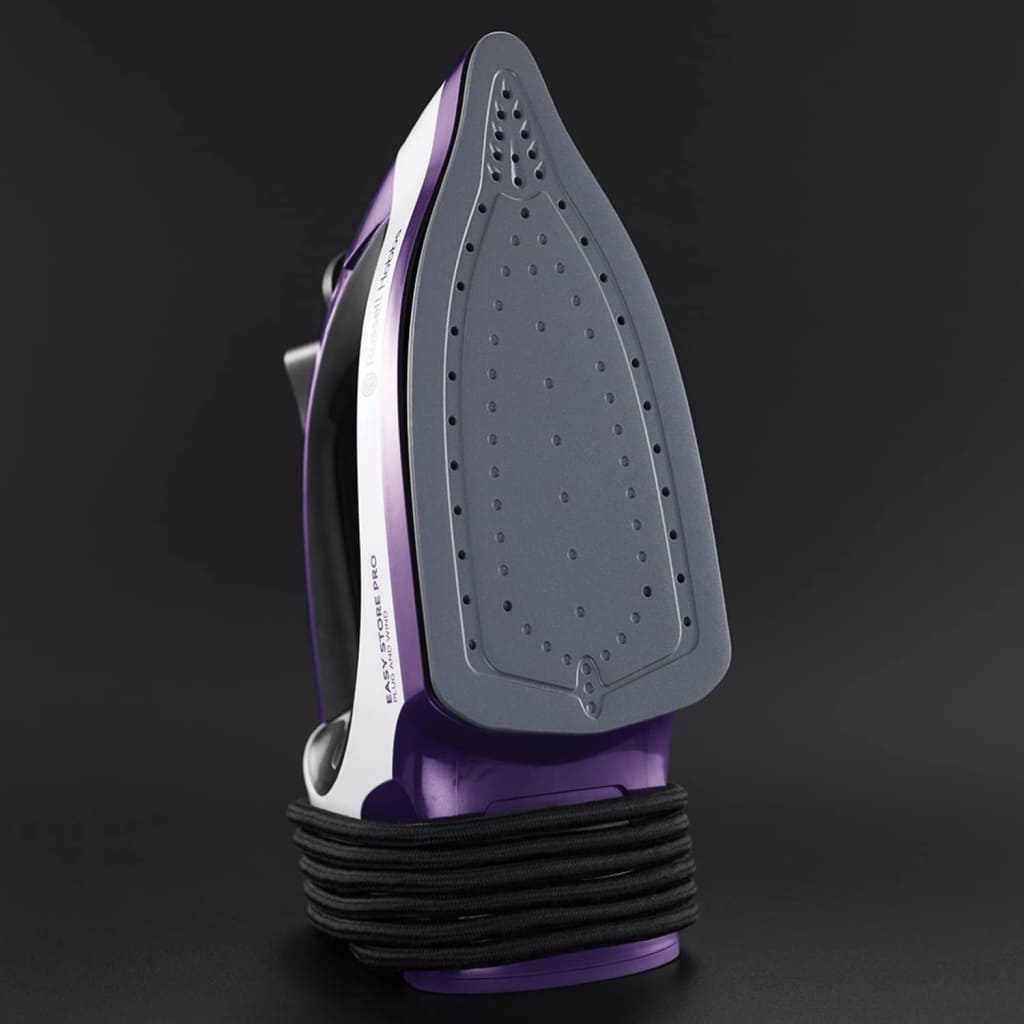 Russell hobbs easy store 23780 steam iron purple hotsell